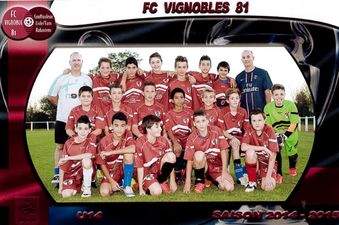 photo U14 saison 2014-2015
